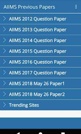 AIIMS Previous Question Papers Free Practice 1
