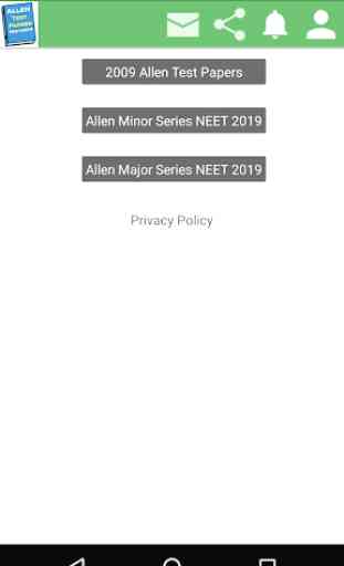 Allen Test Papers NEET-2019 1