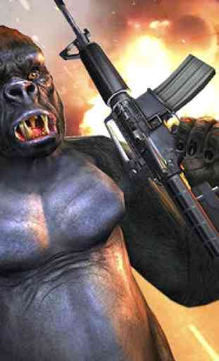 Angry Apes Angriff Überleben Krieg 1