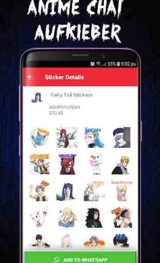 Anime-Sticker für WhatsApp - (WAStickerApps) 3