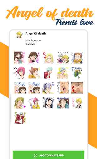 Anime Stickers for WhatsApp - (WAStickerApps) 3