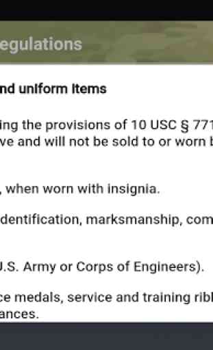 Army Uniform Regulations 4