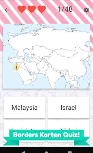 Asien und Naher Osten Länder - Fahnen Quiz 4