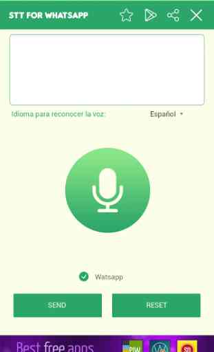 Audio-Rede zu Text für WhatsApp 2