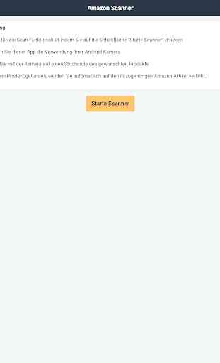 Barcode Scanner Pro für Amazon Deutschland 1