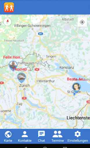 BizMeet - GPS-Standort Teilen 1