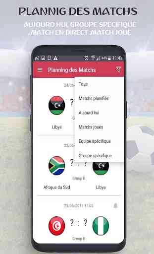 Coupe d'Afrique 2019 - Livescores 3