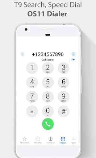 Dialer Theme OS 11 Phone 8 & Phone X 2