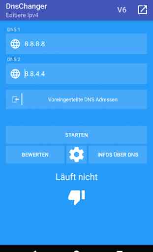 DNS Changer (Ohne Root - Ipv6) 1