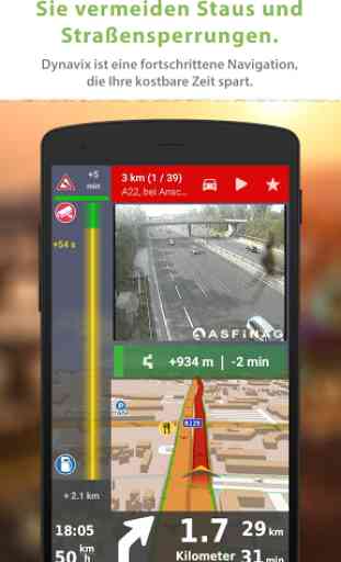 Dynavix GPS Navigation, Verkehrsinfo & Kameras 3