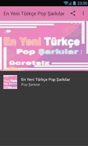 En Yeni Türkçe Pop Şarkılar 1