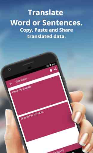 English to Afrikaans Dictionary and Translator App 2
