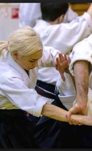 Erfahren aikido und Selbstverteidigung. Kampfkunst 3