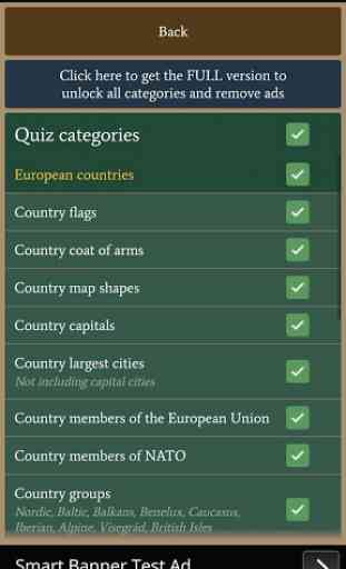 Europe Quiz Free 1