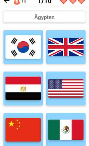 Flaggen aller Länder der Welt Nationalflaggen-Quiz 2