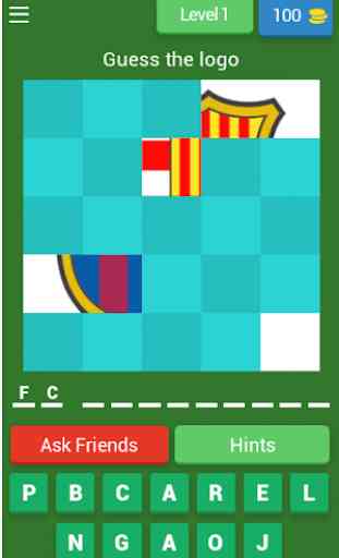Football Logos - Quiz Game 1