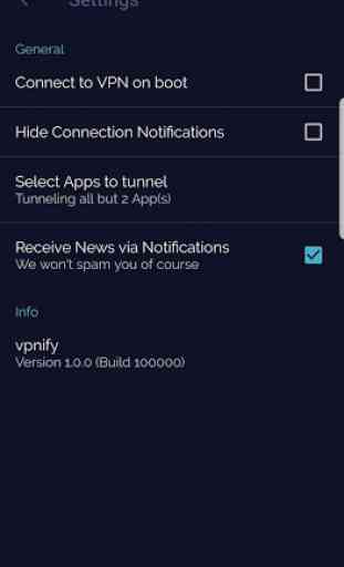 Free VPN unlimited secure hotspot proxy by vpnify 4