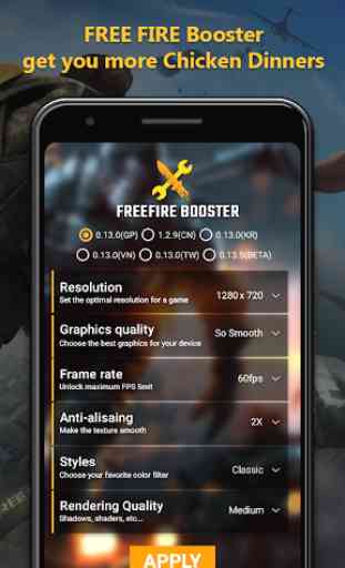 GFX Tool - Booster for Free Fire 1