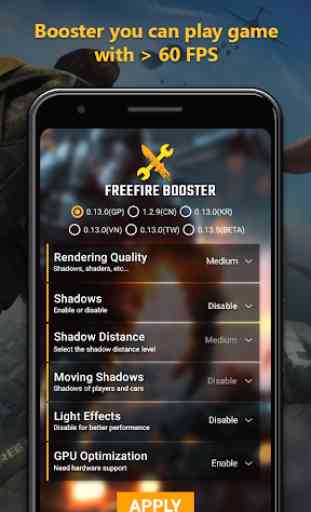 GFX Tool - Booster for Free Fire 3