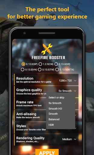 GFX Tool - Booster for Free Fire 4