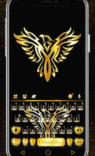 Gold Eagle Tastatur-Thema 1