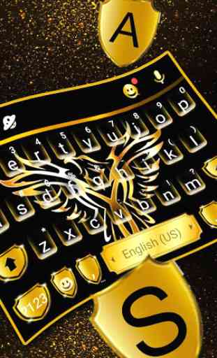 Gold Eagle Tastatur-Thema 2