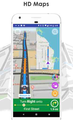 GPS Navigation, Live Traffic, HD Maps - Live Roads 1