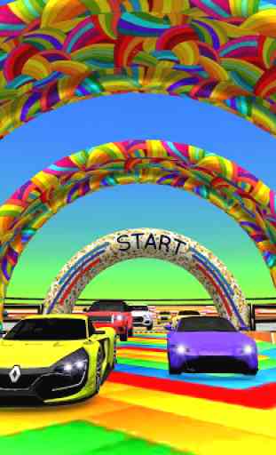 GT Mega Stunt Chase: extreme car racing games 2