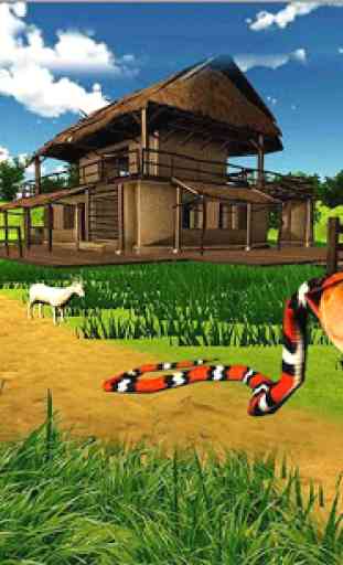 Hungriger Anaconda Snake Sim 3D 3