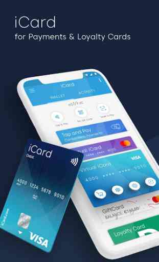iCard: Mobile digitale Geldbörse für Zahlungen 1