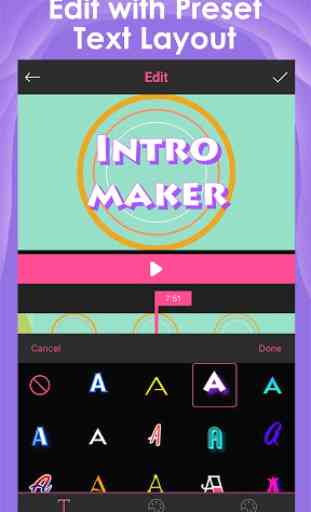 Intro Maker für Youtube - Intro-Schöpfer mit Musik 2