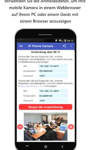 IP Phone Camera - Kamera auf dem PC anzeigen 2