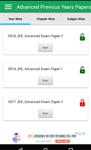 JEE ADVANCED Test Series Last years Solved Papers 3