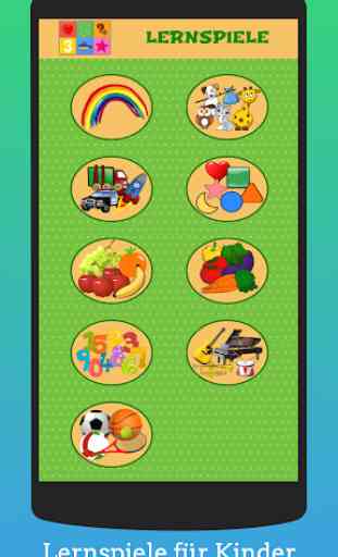 Kinder Lernspiel (Deutsch): Farben, Anzahl, Formen 1