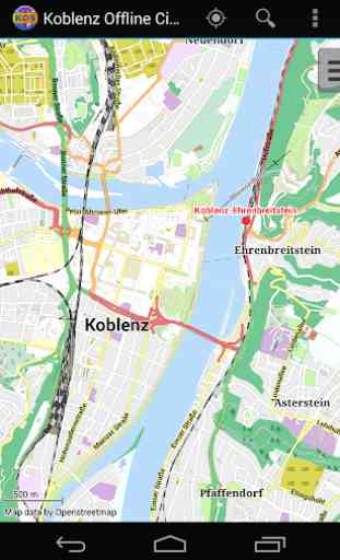 Koblenz Offline Stadtplan 1