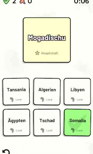 Länder Afrikas -Quiz: Karten, Hauptstädte, Flaggen 4