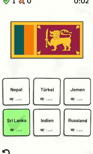 Länder Asiens - Quiz: Karten, Hauptstädte, Flaggen 2