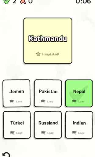 Länder Asiens - Quiz: Karten, Hauptstädte, Flaggen 4