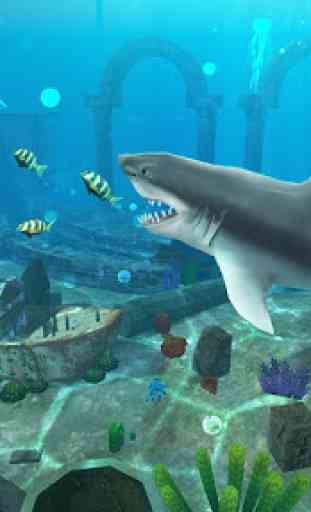 Leben des Weißen Hais: Megalodon Simulation 1