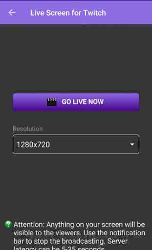 Live Screen for Twitch 4