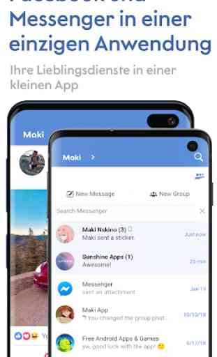 Maki: Facebook und Messenger in einer tollen App 1