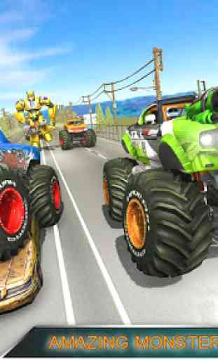 Monster Truck Racing Games:Verwandle Roboterspiele 2