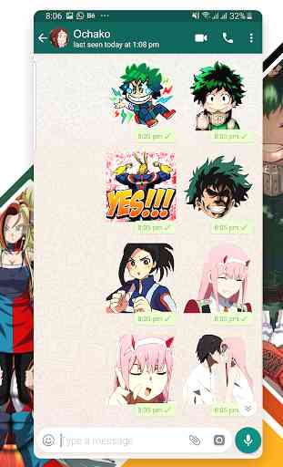 New Anime Stickers for WhatsApp (WAStickerApps) 2