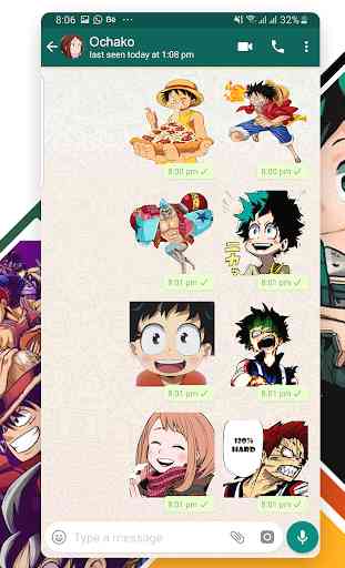 New Anime Stickers for WhatsApp (WAStickerApps) 3
