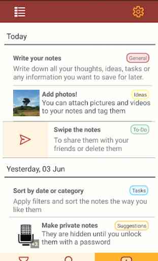 Notes with pictures - easy notepad with images 1
