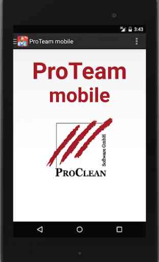 ProTeam Mobile für Gebäudereiniger 3