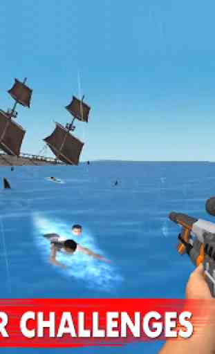 Raft survival : Original Shark fishing Games 3