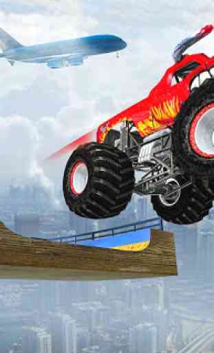 Ramp Monster Truck Stunts:New Racing Games 2