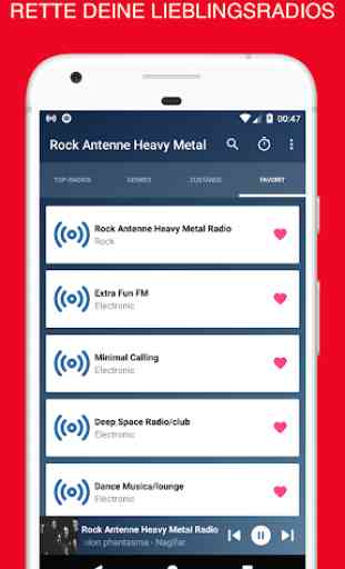 Rock Antenne Heavy Metal Radio Apps Kostenlos 3