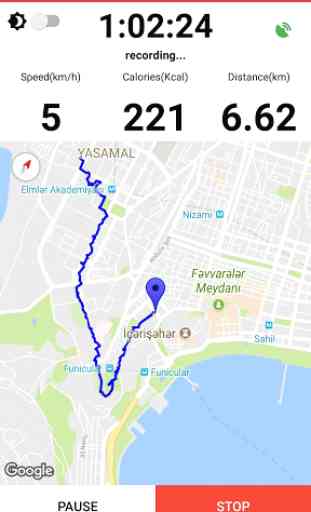 Schrittzähler & Wandern GPS Fitness Tracker 1